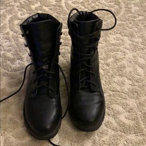 Black Combat Boots